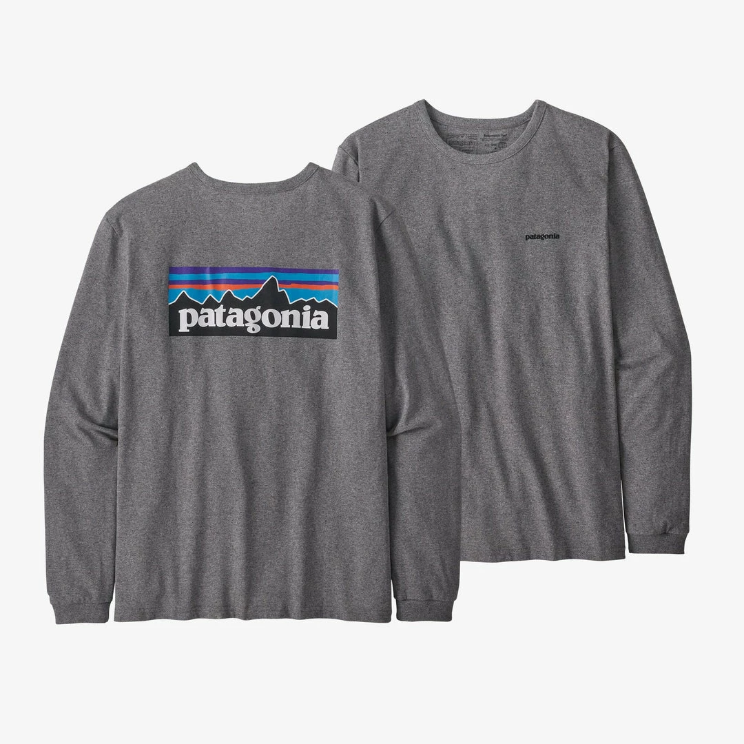 New ๐ Patagonia ๐ฉ Women's Long Sleeve P-6 Logo Responsibili-Tee ๐คฉ 3 Patagonia Women's Long Sleeve P-6 Logo Responsibili-Tee