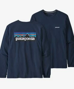New ๐ Patagonia ๐ฉ Women's Long Sleeve P-6 Logo Responsibili-Tee ๐คฉ 8 Patagonia Women's Long Sleeve P-6 Logo Responsibili-Tee