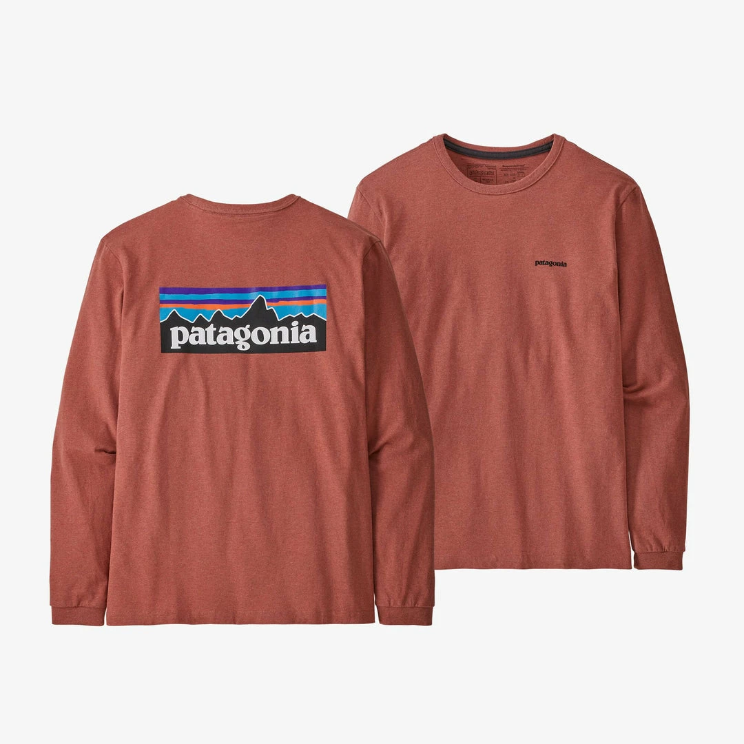 New ๐ Patagonia ๐ฉ Women's Long Sleeve P-6 Logo Responsibili-Tee ๐คฉ 4 Patagonia Women's Long Sleeve P-6 Logo Responsibili-Tee