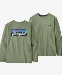 New ๐ Patagonia ๐ฉ Women's Long Sleeve P-6 Logo Responsibili-Tee ๐คฉ 9 Patagonia Women's Long Sleeve P-6 Logo Responsibili-Tee