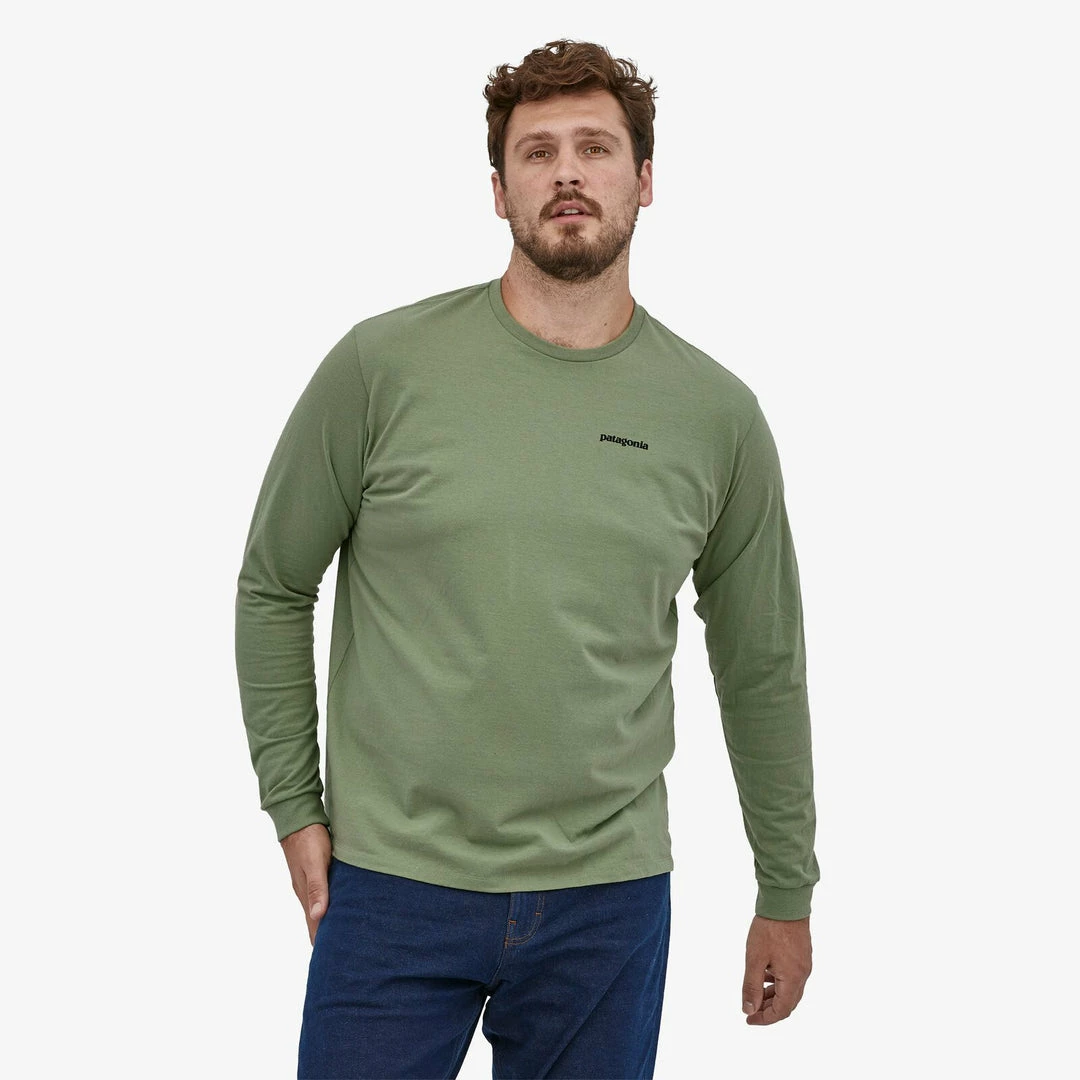 Budget ๐ Patagonia Men's Long-Sleeve P-6 Logo Responsibili-Tee โ๏ธ 12 Patagonia Men's Long-Sleeve P-6 Logo Responsibili-Tee