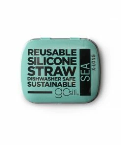 GoSili Extra Long Straw + Case