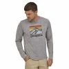 Patagonia Men's Long-Sleeve Cap Cool Daily Graphic Shirt