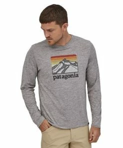 Patagonia Men's Long-Sleeve Cap Cool Daily Graphic Shirt