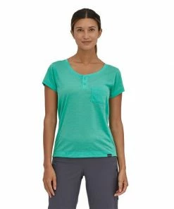 Patagonia Women's Cap Cool Trail Bike Henley
