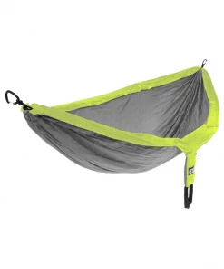 ENO DoubleNest Hammock Grey/Neon Gear