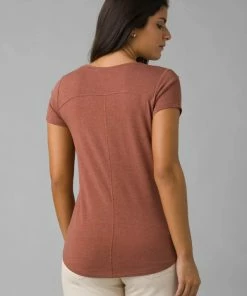 Prana Women's Foundation Short Sleeve V-neck