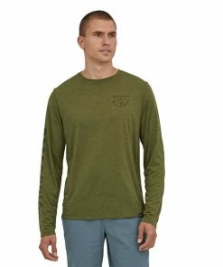 Patagonia Men's Long-Sleeve Cap Cool Daily Graphic Shirt