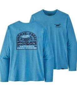 Patagonia Men's Long-Sleeve Cap Cool Daily Graphic Shirt