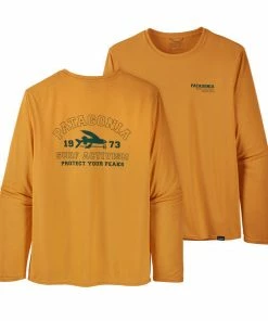 Patagonia Men's Long-Sleeve Cap Cool Daily Graphic Shirt